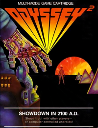 Showdown in 2100 A.D.! Odyssey 2 US box art